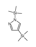 1,4-Bis(trimethylsilyl)-1H-pyrazole Structure