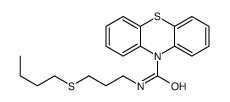 N-(3-butylsulfanylpropyl)phenothiazine-10-carboxamide Structure