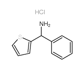 c-phenyl-c-thiophen-2-yl-methylamine hydrochloride Structure