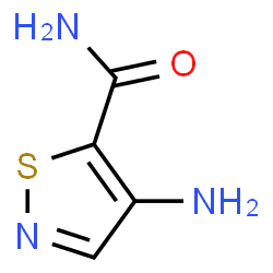 5-Isothiazolecarboxamide,4-amino-(9CI) Structure