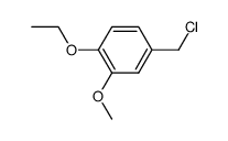 1-ethoxy-4-chloromethyl-2-methoxy-benzene Structure