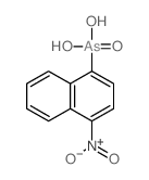 Arsonic acid,(4-nitro-1-naphthalenyl)- (9CI) Structure