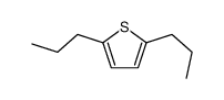 2,5-dipropylthiophene Structure