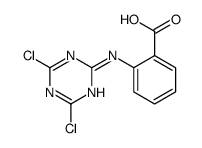 2-[(4,6-dichloro-1,3,5-triazin-2-yl)amino]benzoic acid Structure