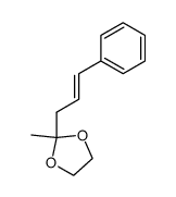 2-cinnamyl-2-methyl-1,3-dioxolane结构式