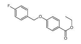 ethyl 4-[(4-fluorophenyl)methoxy]benzoate Structure
