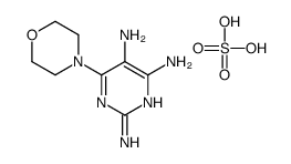 6-morpholin-4-ylpyrimidine-2,4,5-triamine,sulfuric acid Structure