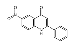 6-Nitro-2-phenyl-4-quinolinol structure