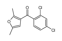 (2,4-dichlorophenyl)-(2,5-dimethylfuran-3-yl)methanone结构式