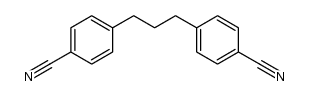 1,3-bis(4-cyanophenyl)propane structure