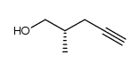 (2S)-2-methyl-4-pentyn-1-ol Structure