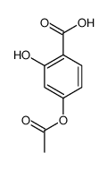4-acetyloxy-2-hydroxybenzoic acid结构式