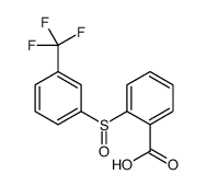 2-[(3-Trifluoromethylphenyl)sulfinyl]benzoic acid结构式