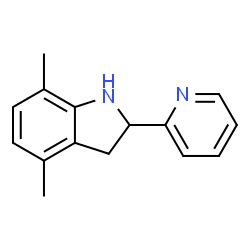 1H-Indole,2,3-dihydro-4,7-dimethyl-2-(2-pyridinyl)-(9CI) picture