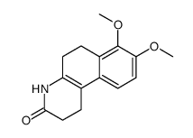 7,8-dimethoxy-2,4,5,6-tetrahydro-1H-benzo[f]quinolin-3-one结构式