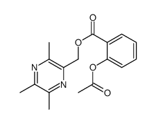 (3,5,6-trimethylpyrazin-2-yl)methyl 2-acetyloxybenzoate Structure