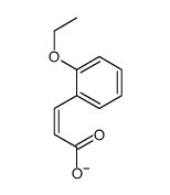 (E)-3-(2-ethoxyphenyl)prop-2-enoate结构式