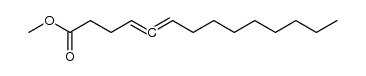 Tetradecadiene-4,5 oate de methyle Structure