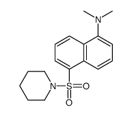 N,N-dimethyl-5-piperidin-1-ylsulfonylnaphthalen-1-amine结构式