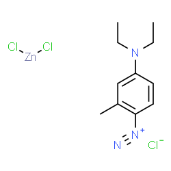 4-(diethylamino)-2-methylbenzenediazonium trichlorozincate Structure