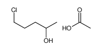 acetic acid,5-chloropentan-2-ol结构式