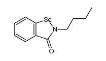 2-n-butylbenzo[d][1,2]selenazol-3(2H)-one结构式