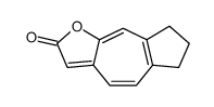 7,8-dihydro-6H-azuleno[5,6-b]furan-2-one结构式