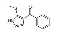 (2-methylsulfanyl-1H-pyrrol-3-yl)-phenylmethanone结构式