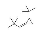 1-tert-butyl-2-(2,2-dimethylpropylidene)cyclopropane结构式