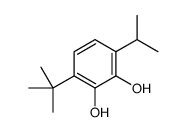 1,2-Benzenediol,3-(1,1-dimethylethyl)-6-(1-methylethyl)-(9CI) Structure