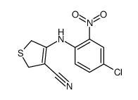 4-(4-chloro-2-nitroanilino)-2,5-dihydrothiophene-3-carbonitrile Structure