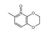 6-methyl-2,3-dihydro-[1,4]dioxino[2,3-b]pyridine 5-oxide结构式