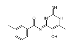 N-(2-amino-5-hydroxy-6-methylpyrimidin-4-yl)-3-methylbenzamide结构式