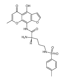 N-(N5-Tos-Orn)-desmethyl-visnagin Structure