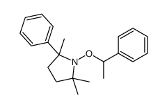 2,2,5-trimethyl-5-phenyl-1-(1-phenylethoxy)pyrrolidine结构式