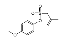 (4-methoxyphenyl) 2-methylprop-2-ene-1-sulfonate Structure