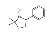 1-hydroxy-2,2-dimethyl-5-phenylpyrrolidine Structure