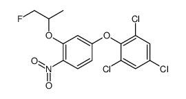 1,3,5-trichloro-2-[3-(1-fluoropropan-2-yloxy)-4-nitrophenoxy]benzene Structure