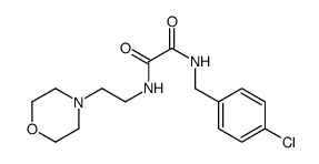 N'-[(4-chlorophenyl)methyl]-N-(2-morpholin-4-ylethyl)oxamide Structure