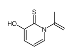 3-hydroxy-1-prop-1-en-2-ylpyridine-2-thione Structure
