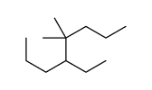 5-ethyl-4,4-dimethyloctane Structure