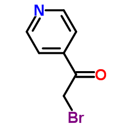 2-溴-1-吡啶-4-基乙酮结构式