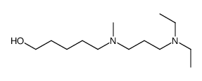 5-[3-(diethylamino)propyl-methylamino]pentan-1-ol Structure