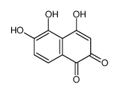 4,5,6-trihydroxynaphthalene-1,2-dione Structure