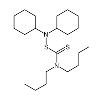 (dicyclohexylamino) N,N-dibutylcarbamodithioate结构式