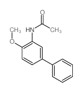 Acetamide,N-(4-methoxy[1,1'-biphenyl]-3-yl)-结构式