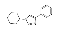 1-cyclohexyl-4-phenylimidazole结构式