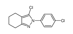 3-chloro-2-(4-chlorophenyl)-4,5,6,7-tetrahydroindazole Structure