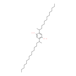 (1-methylpentadecyl)(1-methyltridecyl)hydroquinone Structure