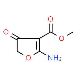 3-Furancarboxylic acid, 2-amino-4,5-dihydro-4-oxo-, methyl ester (9CI) structure